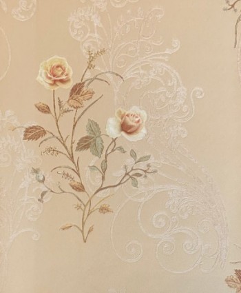 کاغذ دیواری قابل شستشو عرض 50 D&C آلبوم روزتا کد 1505-F